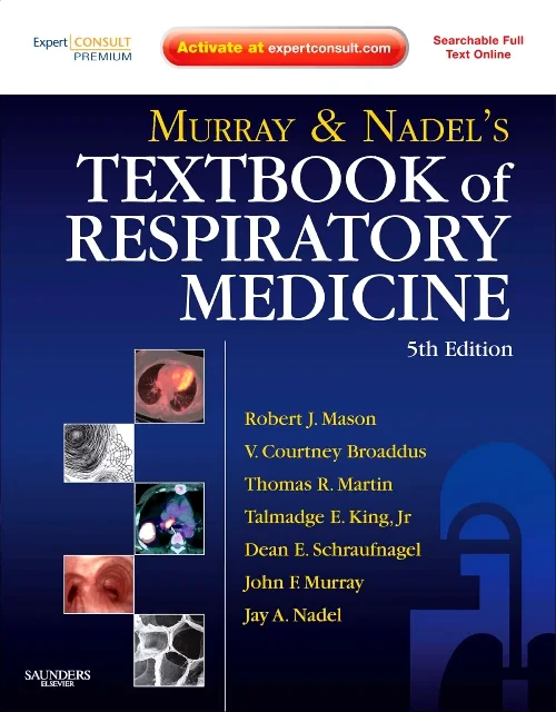 Coperta cărții "Murray and Nadel&#039;s Textbook of Respiratory Medicine" de autor necunoscut