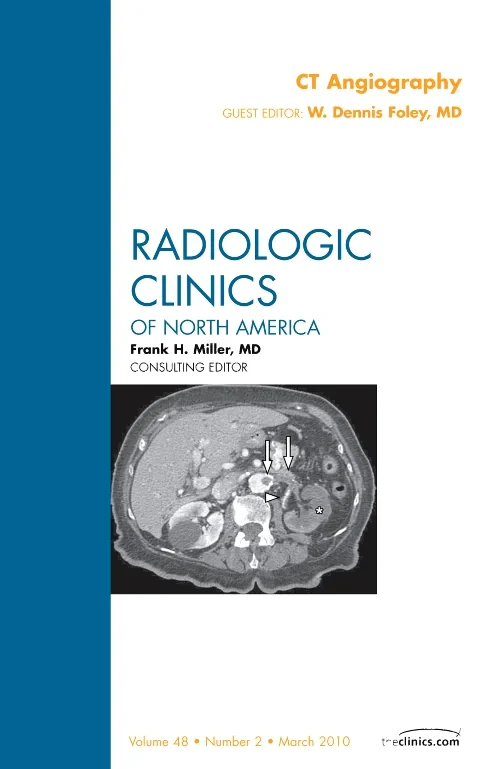 Coperta cărții "CT Angiography, An Issue of Radiologic Clinics of North America" de autor necunoscut