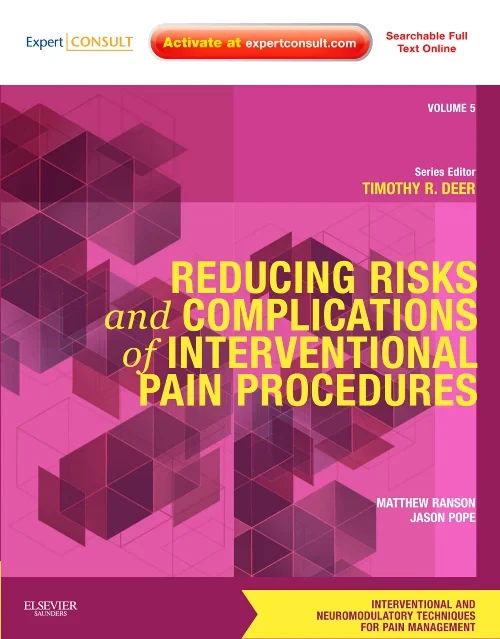 Coperta cărții "Reducing Risks and Complications of Interventional Pain Procedures" de autor necunoscut