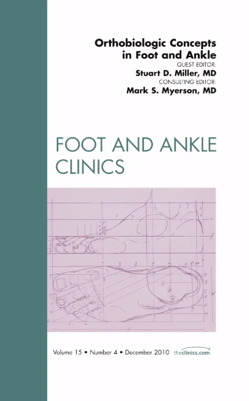 Coperta cărții "Orthobiologic Concepts in Foot and Ankle, An Issue of Foot and Ankle Clinics" de autor necunoscut