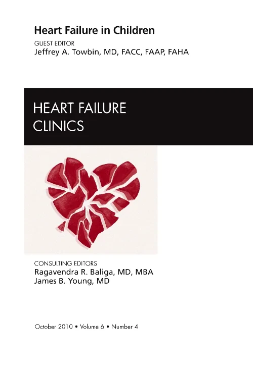 Coperta cărții "Heart Failure in Children, An Issue of Heart Failure Clinics" de autor necunoscut