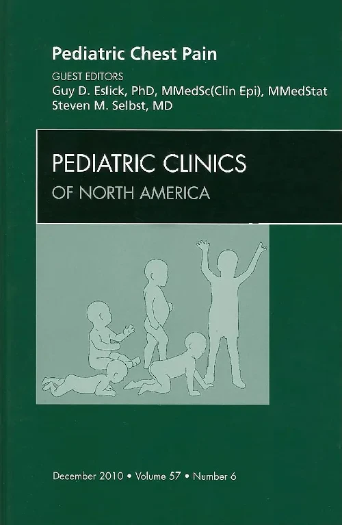 Coperta cărții "Pediatric Chest Pain, An Issue of Pediatric Clinics" de autor necunoscut