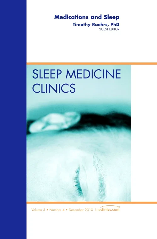 Coperta cărții "Medications and Sleep, An Issue of Sleep Medicine Clinics" de autor necunoscut