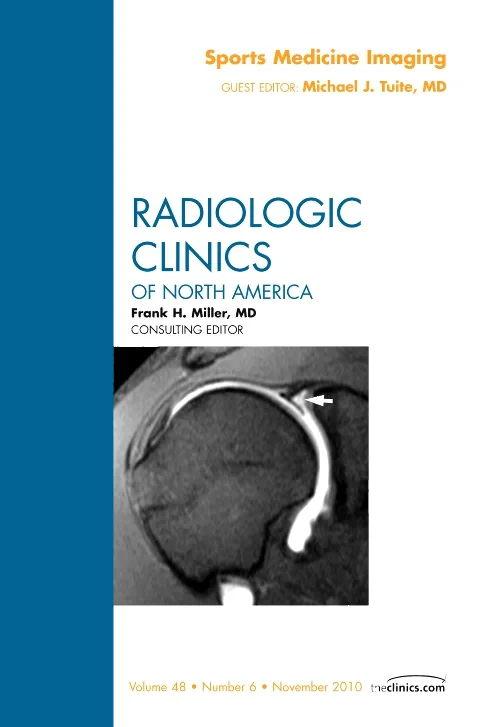 Coperta cărții "Sports Medicine Imaging, An Issue of Radiologic Clinics of North America" de autor necunoscut