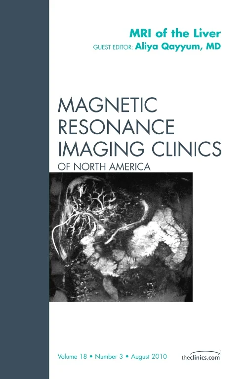 Coperta cărții "MRI of the Liver, An Issue of Magnetic Resonance Imaging Clinics" de autor necunoscut