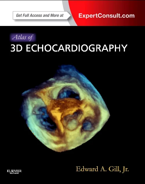 Coperta cărții "Atlas of 3D Echocardiography" de autor necunoscut