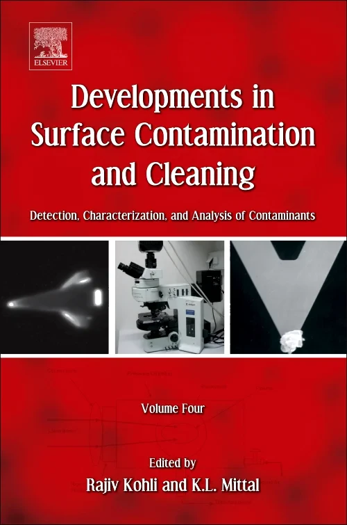 Coperta cărții "Developments in Surface Contamination and Cleaning, Volume 4" de autor necunoscut