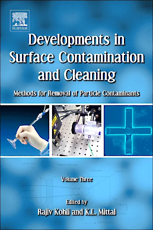Coperta cărții "Developments in Surface Contamination and Cleaning, Volume 3" de autor necunoscut