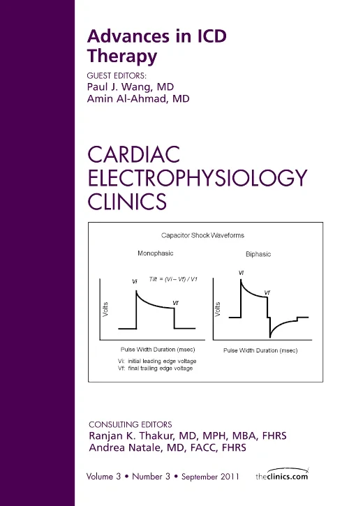 Coperta cărții "Advances in ICD Therapy, An Issue of Cardiac Electrophysiology Clinics" de autor necunoscut