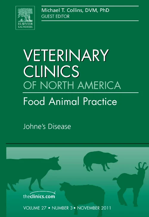 Coperta cărții "Johne&#039;s Disease, An Issue of Veterinary Clinics: Food Animal Practice" de autor necunoscut