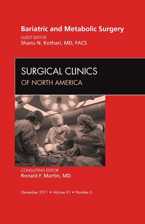 Coperta cărții "Bariatric and Metabolic Surgery, An Issue of Surgical Clinics" de autor necunoscut