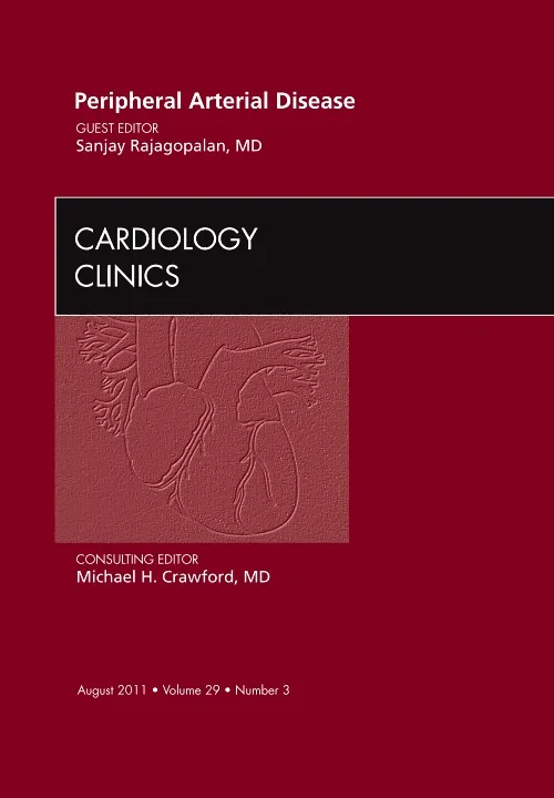 Coperta cărții "Peripheral Arterial Disease, An Issue of Cardiology Clinics" de autor necunoscut
