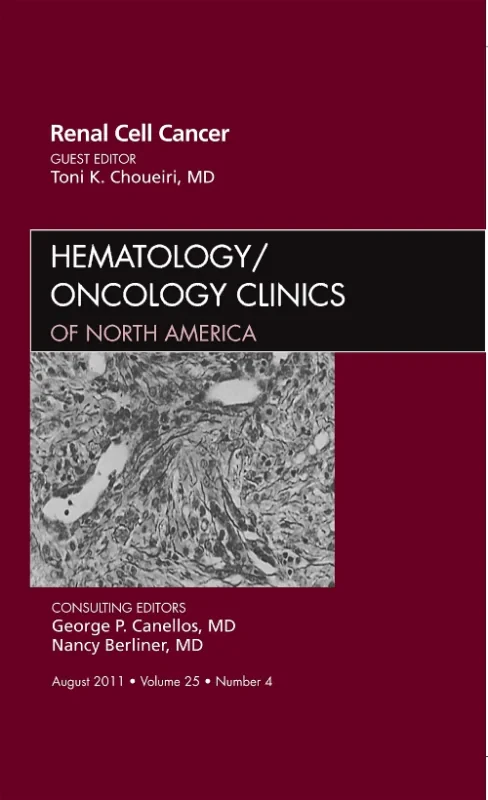 Coperta cărții "Renal Cell Cancer, An Issue of Hematology/Oncology Clinics of North America" de autor necunoscut