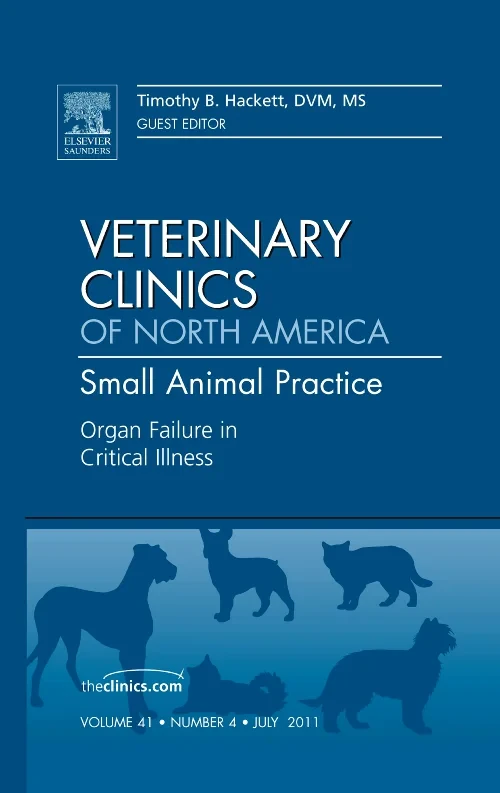 Coperta cărții "Organ Failure in Critical Illness, An Issue of Veterinary Clinics: Small Animal Practice" de autor necunoscut