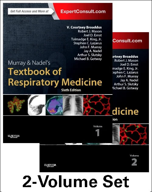 Coperta cărții "Murray &amp; Nadel&#039;s Textbook of Respiratory Medicine, 2-Volume Set" de autor necunoscut
