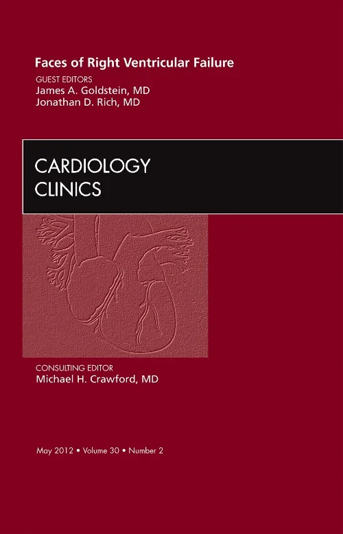 Coperta cărții "Faces of Right Ventricular Failure, An Issue of Cardiology Clinics" de autor necunoscut