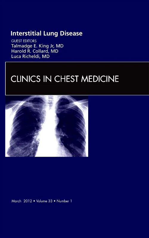 Coperta cărții "Interstitial Lung Disease, An Issue of Clinics in Chest Medicine" de autor necunoscut