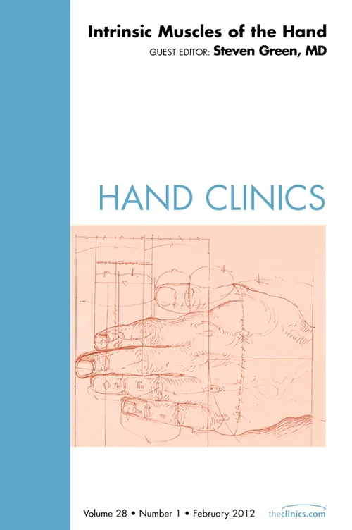 Coperta cărții "Intrinsic Muscles of the Hand, An Issue of Hand Clinics" de autor necunoscut