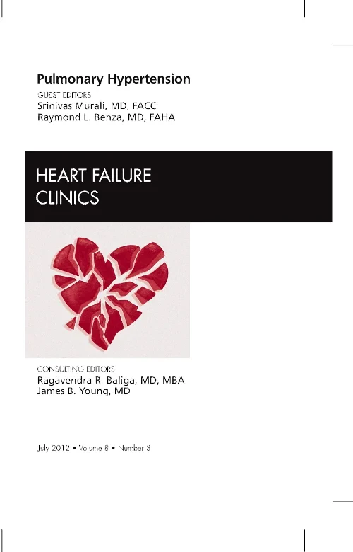Coperta cărții "Pulmonary Hypertension, An Issue of Heart Failure Clinics" de autor necunoscut