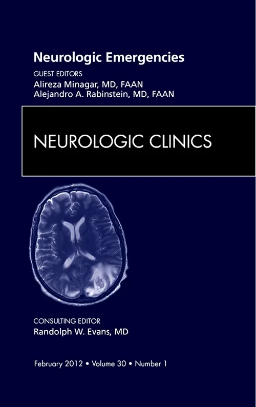 Coperta cărții "Neurologic Emergencies, An Issue of Neurologic Clinics" de autor necunoscut