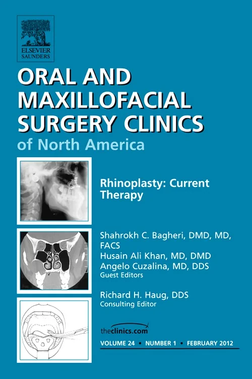 Coperta cărții "Rhinoplasty: Current Therapy, An Issue of Oral and Maxillofacial Surgery Clinics" de autor necunoscut