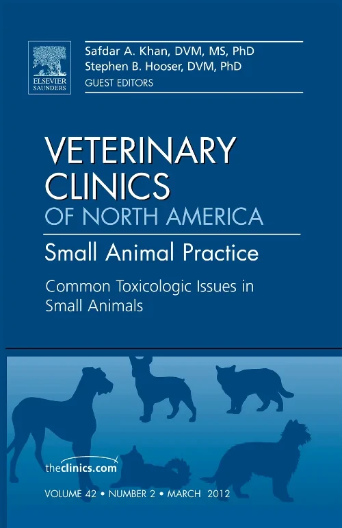 Coperta cărții "Common Toxicologic Issues in Small Animals, An Issue of Veterinary Clinics: Small Animal Practice" de autor necunoscut