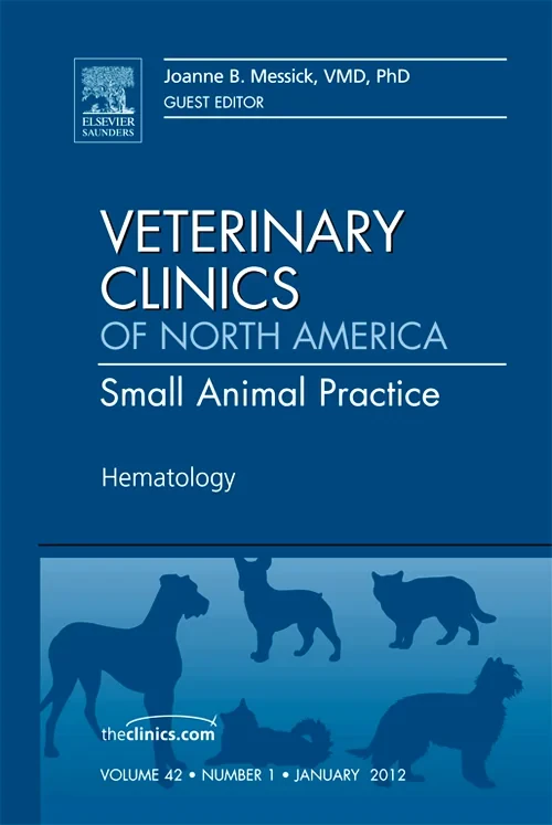 Coperta cărții "Hematology, An Issue of Veterinary Clinics: Small Animal Practice" de autor necunoscut