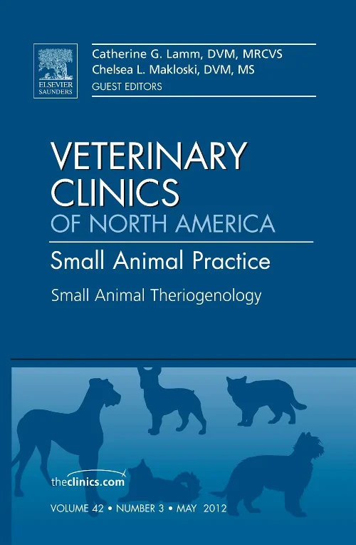 Coperta cărții "Theriogenology, An Issue of Veterinary Clinics: Small Animal Practice" de autor necunoscut