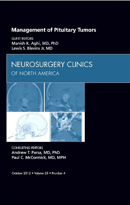 Coperta cărții "Management of Pituitary Tumors, An Issue of Neurosurgery Clinics" de autor necunoscut