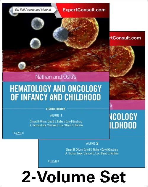 Coperta cărții "Nathan and Oski&#039;s Hematology and Oncology of Infancy and Childhood, 2-Volume Set" de autor necunoscut