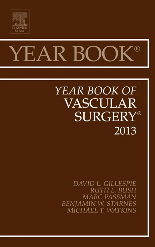 Coperta cărții "Year Book of Vascular Surgery 2013" de autor necunoscut