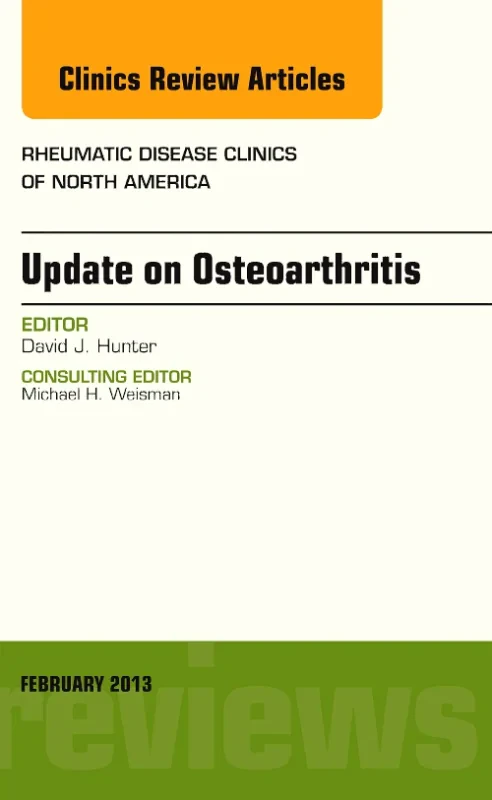 Coperta cărții "Update on Osteoarthritis, An Issue of Rheumatic Disease Clinics" de autor necunoscut