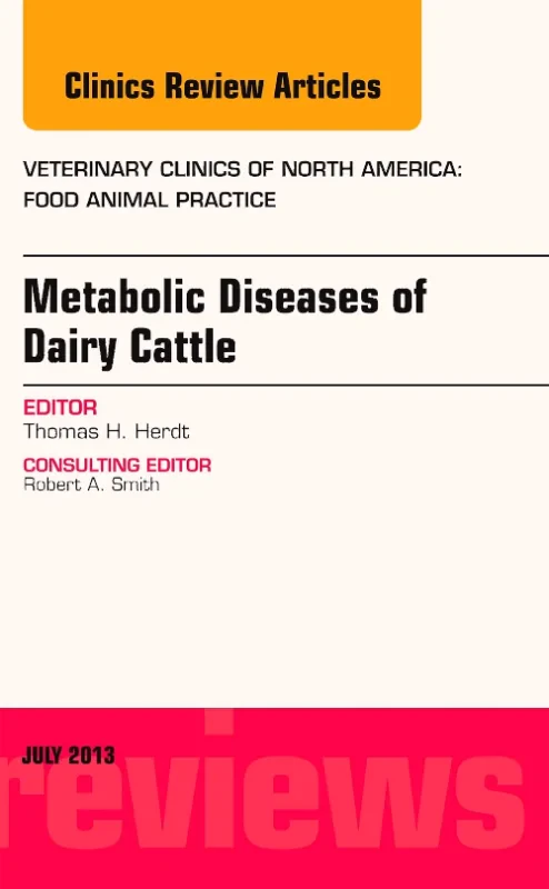 Coperta cărții "Metabolic Diseases of Ruminants, An Issue of Veterinary Clinics: Food Animal Practice" de autor necunoscut