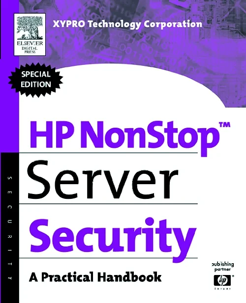 Coperta cărții "HP NonStop Server Security" de autor necunoscut