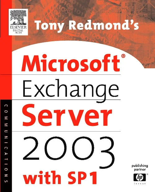 Coperta cărții "Tony Redmond&#039;s Microsoft Exchange Server 2003" de autor necunoscut