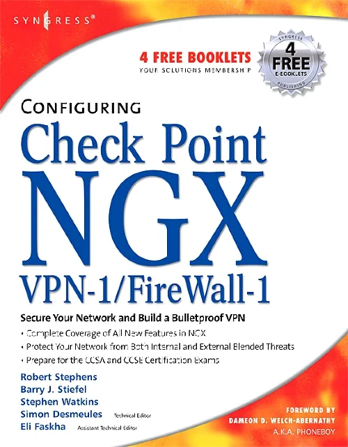 Coperta cărții "Configuring Check Point NGX VPN-1/Firewall-1" de autor necunoscut