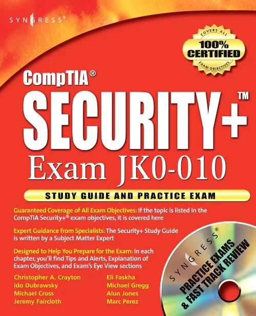 Coperta cărții "Security+ Study Guide" de autor necunoscut
