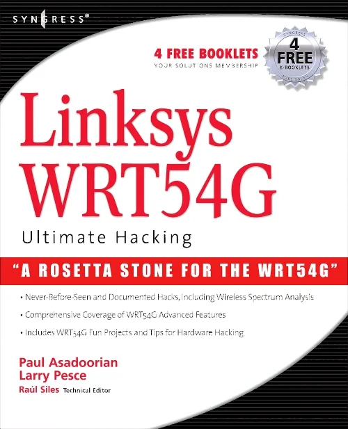 Coperta cărții "Linksys WRT54G Ultimate Hacking" de autor necunoscut