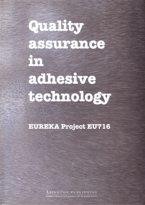 Coperta cărții "Quality Assurance in Adhesive Technology" de autor necunoscut