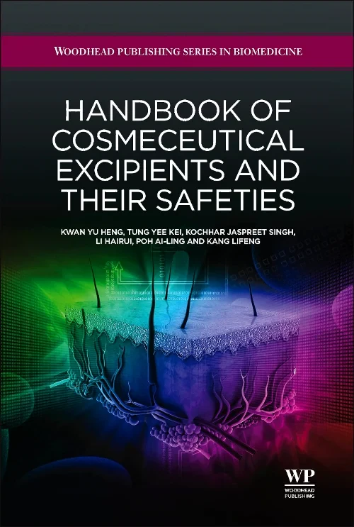 Coperta cărții "Handbook of Cosmeceutical Excipients and their Safeties" de autor necunoscut