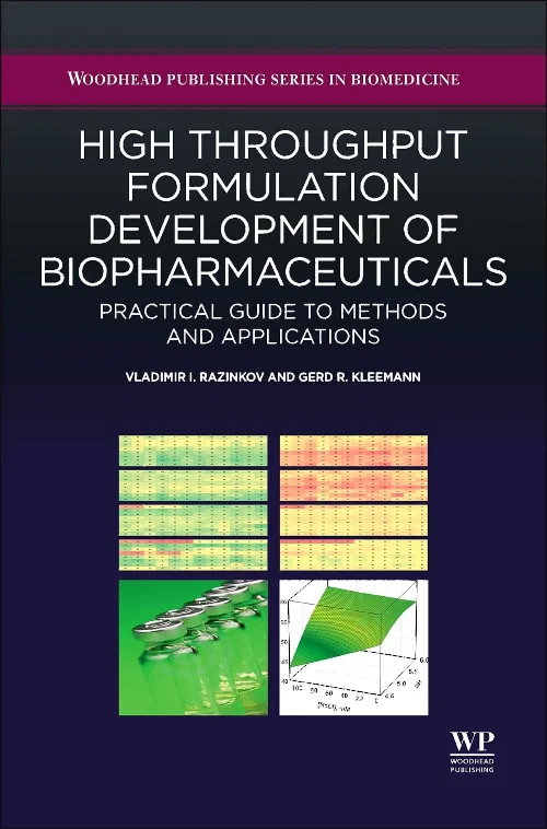 Coperta cărții "High-Throughput Formulation Development of Biopharmaceuticals" de autor necunoscut