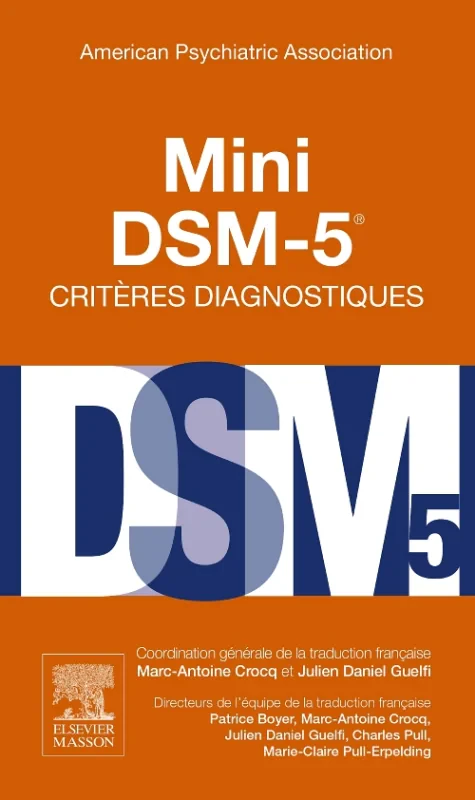 Coperta cărții "Mini DSM-5 Critères Diagnostiques" de autor necunoscut