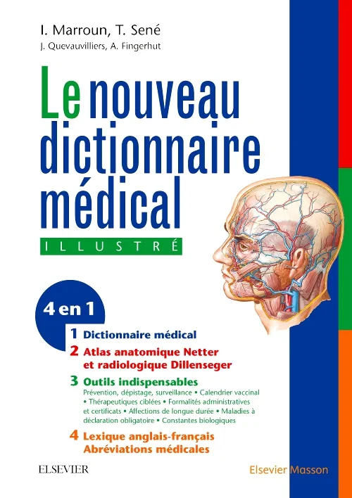 Coperta cărții "Nouveau dictionnaire médical" de autor necunoscut