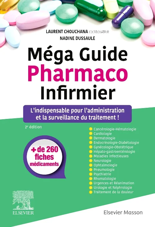 Coperta cărții "Méga Guide Pharmaco Infirmier" de autor necunoscut