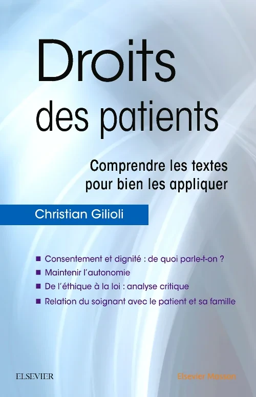 Coperta cărții "Droits des patients" de autor necunoscut