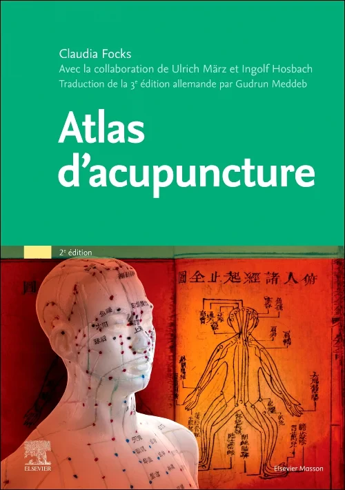 Coperta cărții "Atlas d&#039;acupuncture" de autor necunoscut