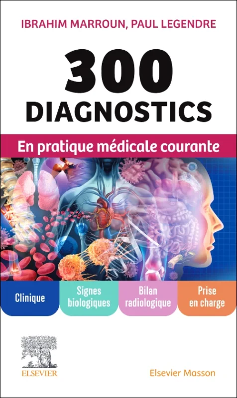 Coperta cărții "300 diagnostics en pratique médicale courante" de autor necunoscut