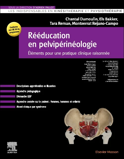 Coperta cărții "Rééducation en pelvi-périnéologie" de autor necunoscut