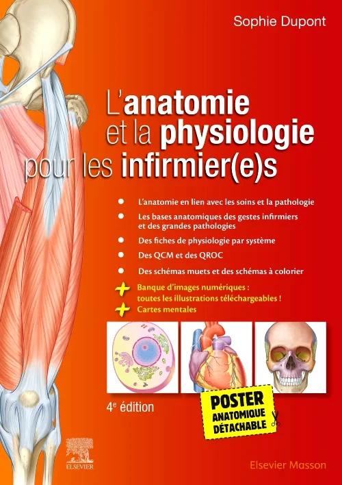Coperta cărții "L&#039;anatomie et la physiologie pour les infirmier(e)s" de autor necunoscut