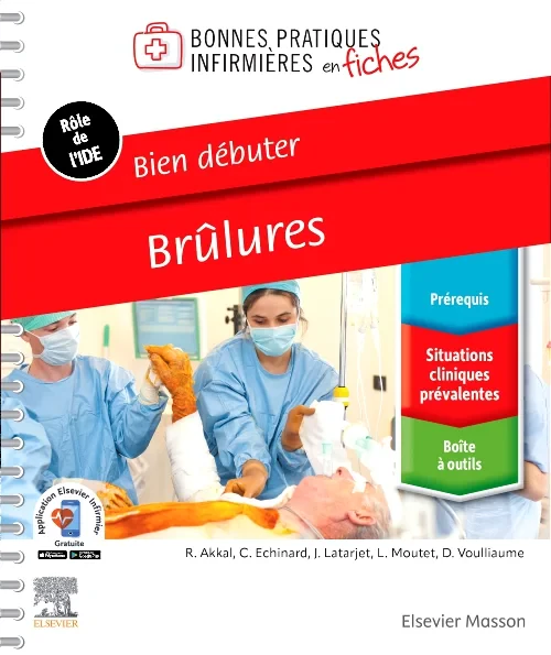 Coperta cărții "Bien débuter. Brûlures" de autor necunoscut